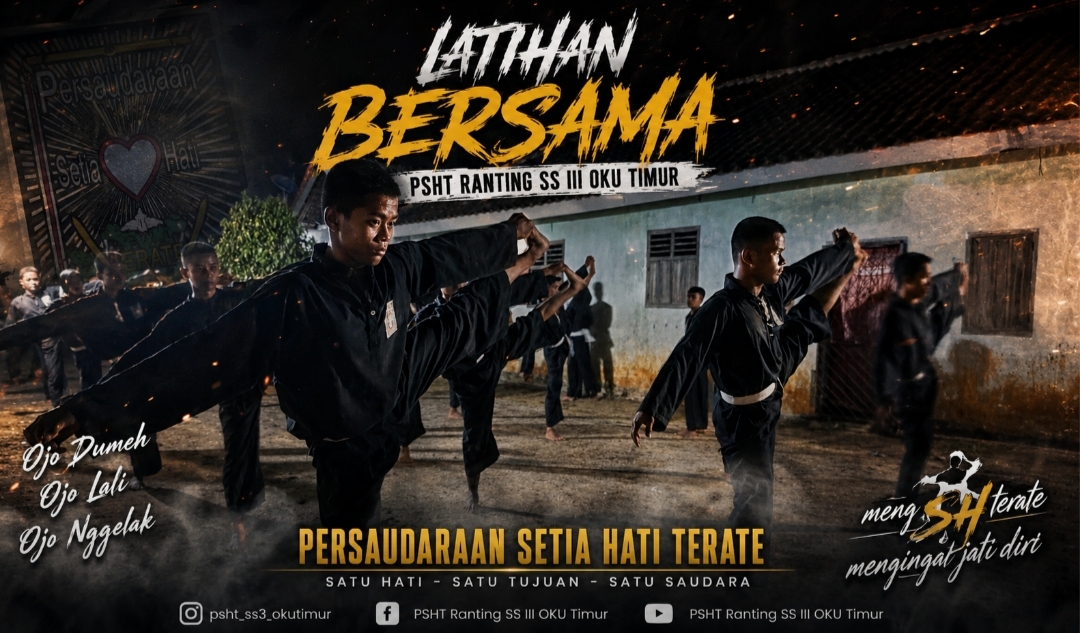 PSHT Ranting SS lll Lakukan Latihan Bersama 
