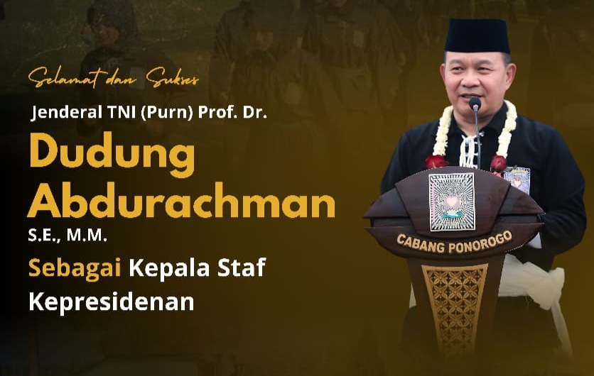 Presiden Prabowo Lantik Dudung Abdurachman Salah Satu Anggota PSHT Pusat Madiun 